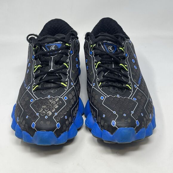 Brooks Neuro Shoes Mens 9 D Black Blue Walking Running Sneakers - Picture 6 of 15